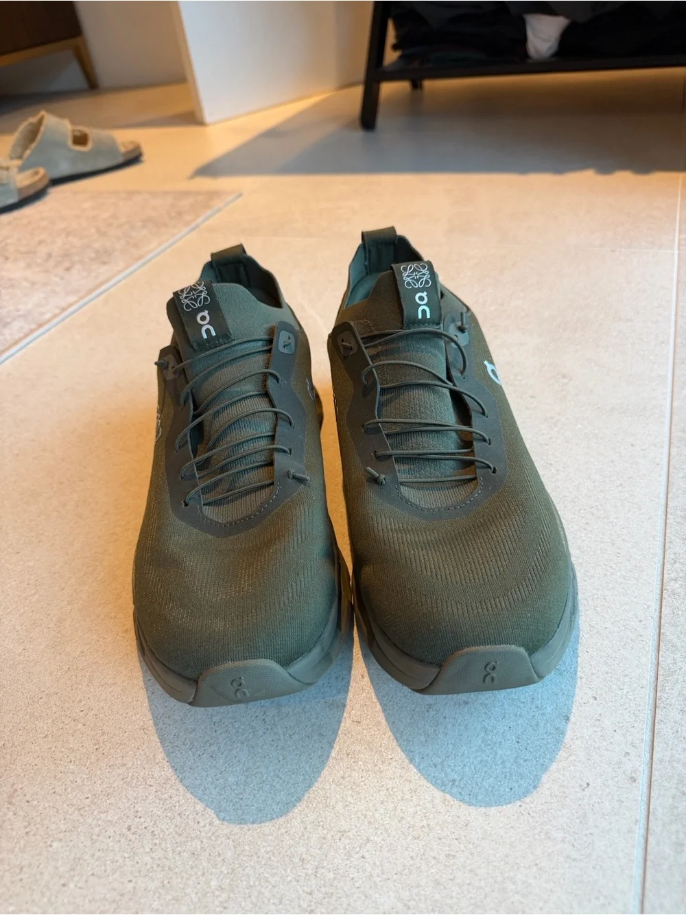 Loewe x On Cloud CloudTt Men’s Olive Green Sneakers
